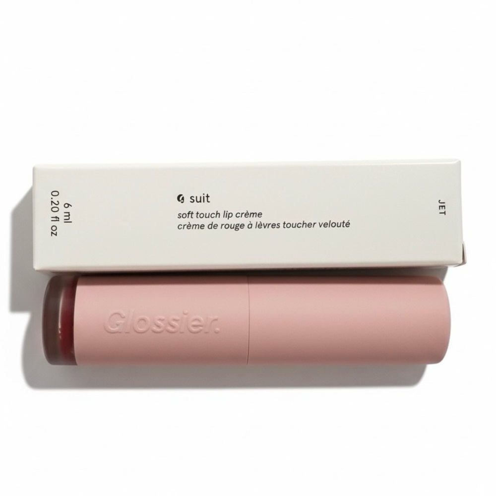 Glossier G Suit Lip Creme JET Bold Red NIB - Picture 12 of 15